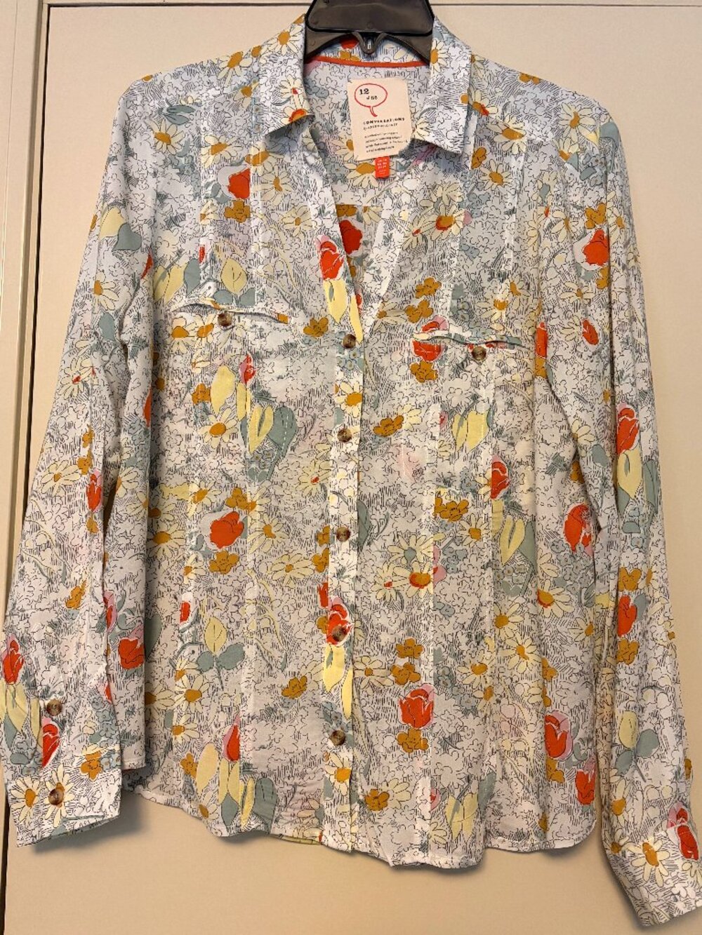 Conversations Anthropologie Blouse 12 of 52 Limited Edition - size 6